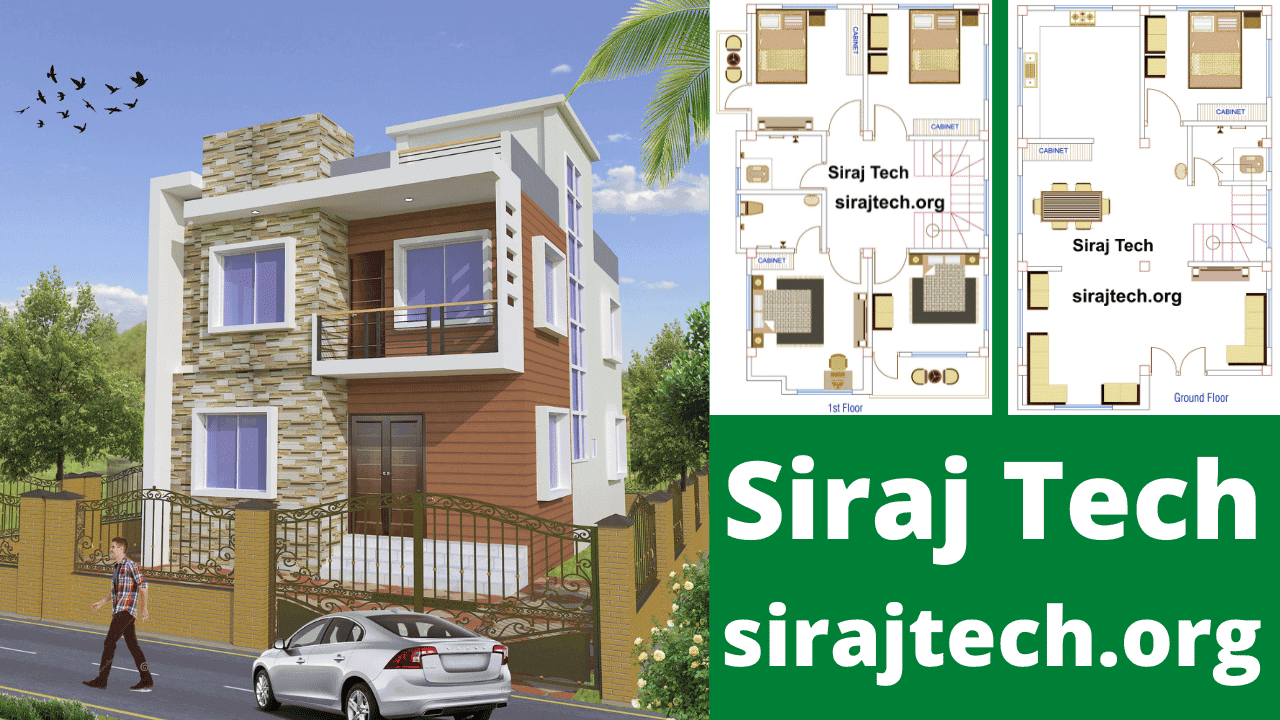 Duplex house plans | খরচ সহ ডুপ্লেক্স বাড়ির ডিজাইন