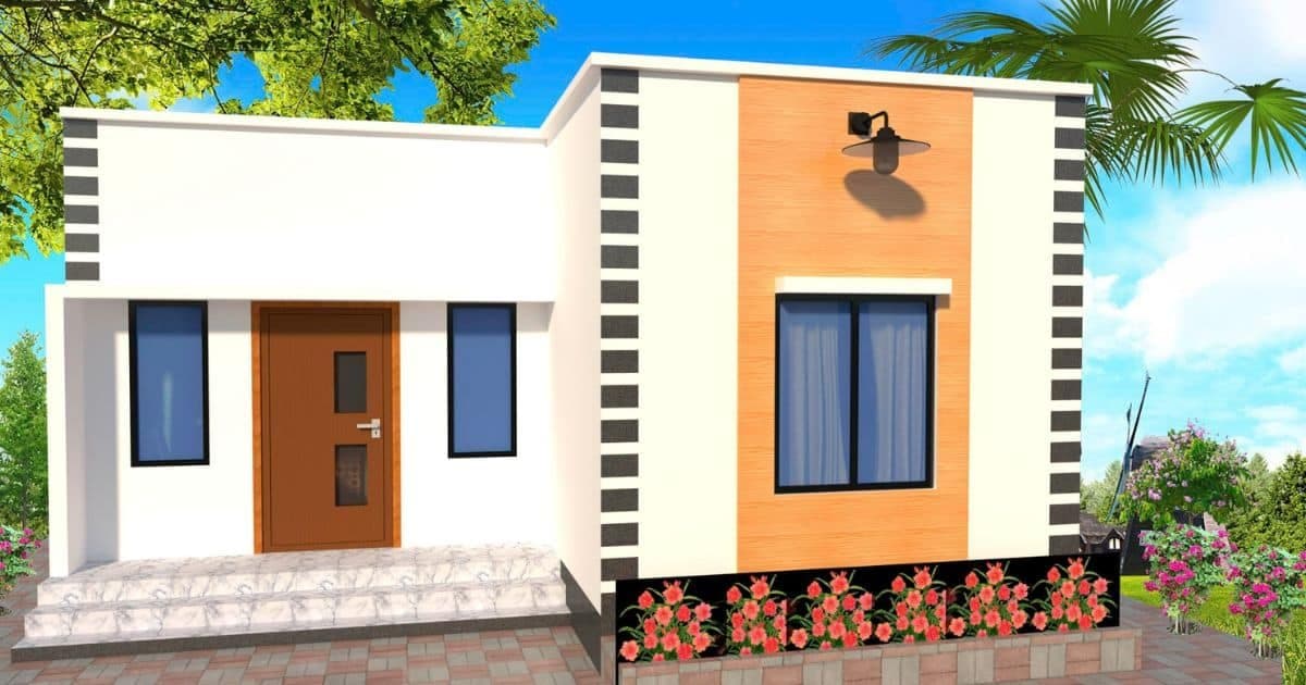 দুই রুমের টিনশেড বাড়ির নকশা ও খরচের হিসাব | 2 bedroom house designs