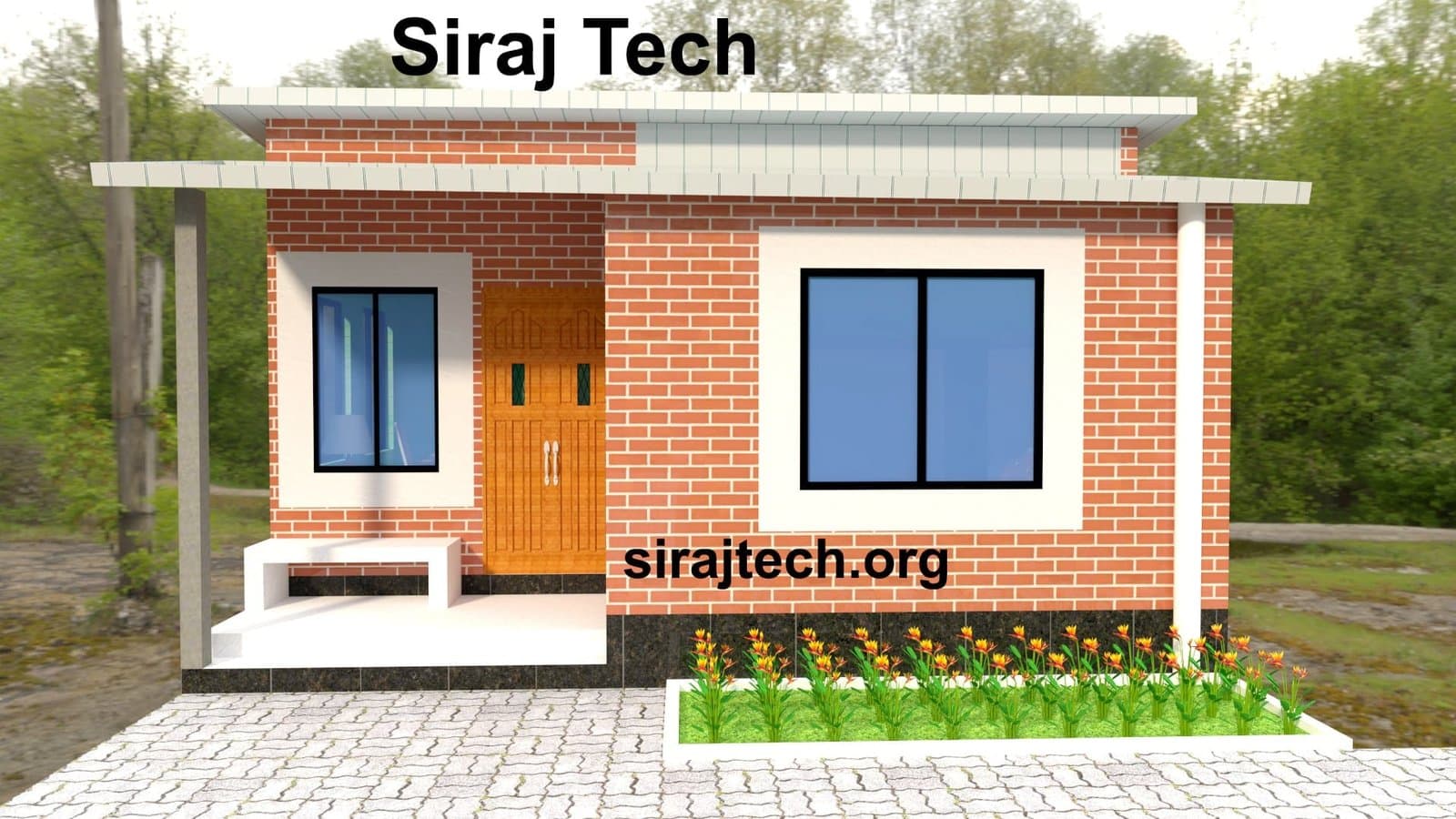 2 bedroom house plans - কম খরচে ২ বেডরুমের বাড়ির নকশা