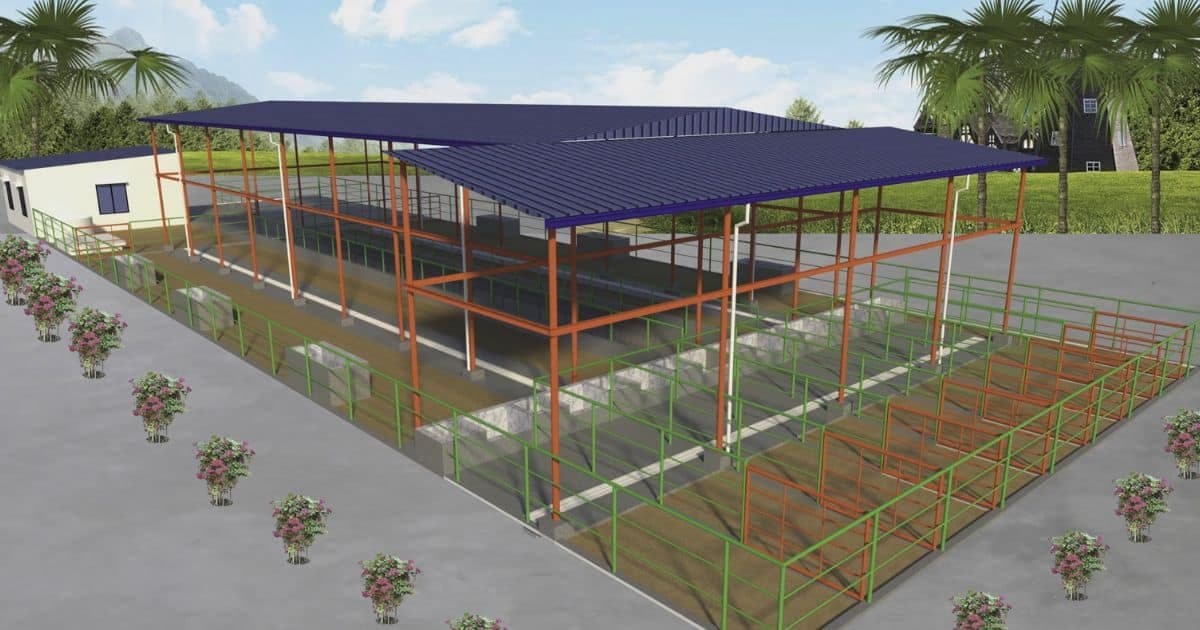 Low cost cow shed design | আধুনিক গরুর শেড ডিজাইন