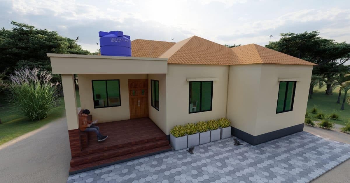 কম খরচে আধুনিক টিনশেড বাড়ির ডিজাইন - Tin shed house design