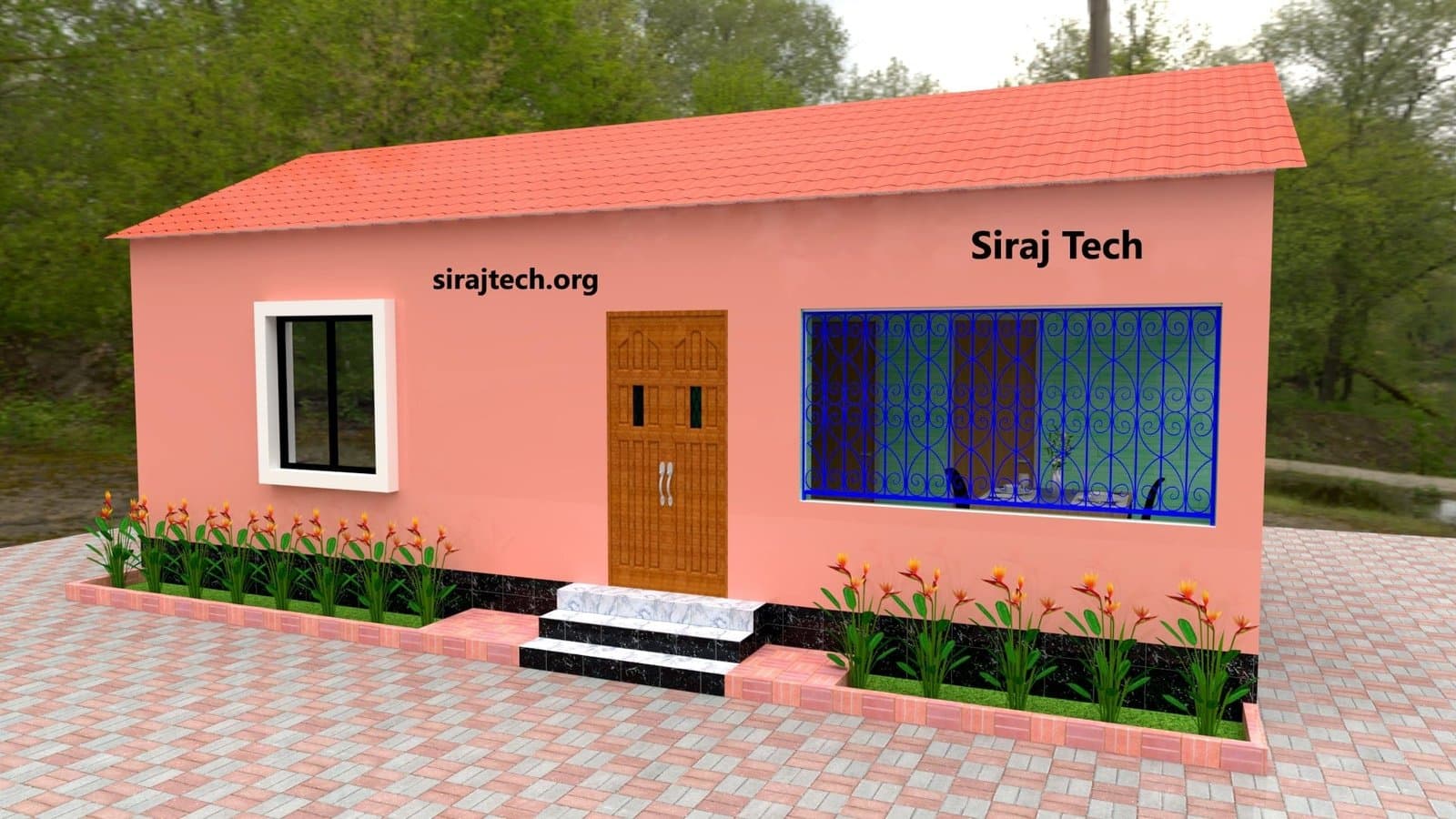 Small house plans in Bangladesh - ২ রুমের টিনের ঘরের ডিজাইন ও খরচ