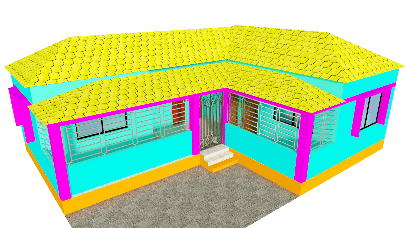 Tin shed house design in bangladesh | এল শেপ টিনের বাড়ির ডিজাইন 2