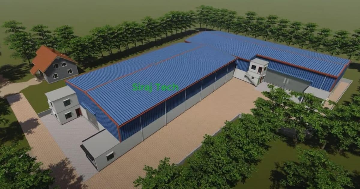 Steel shed Design and Plans for warehouse | স্টিল দ্বারা গুদাম ঘরের ডিজাইন