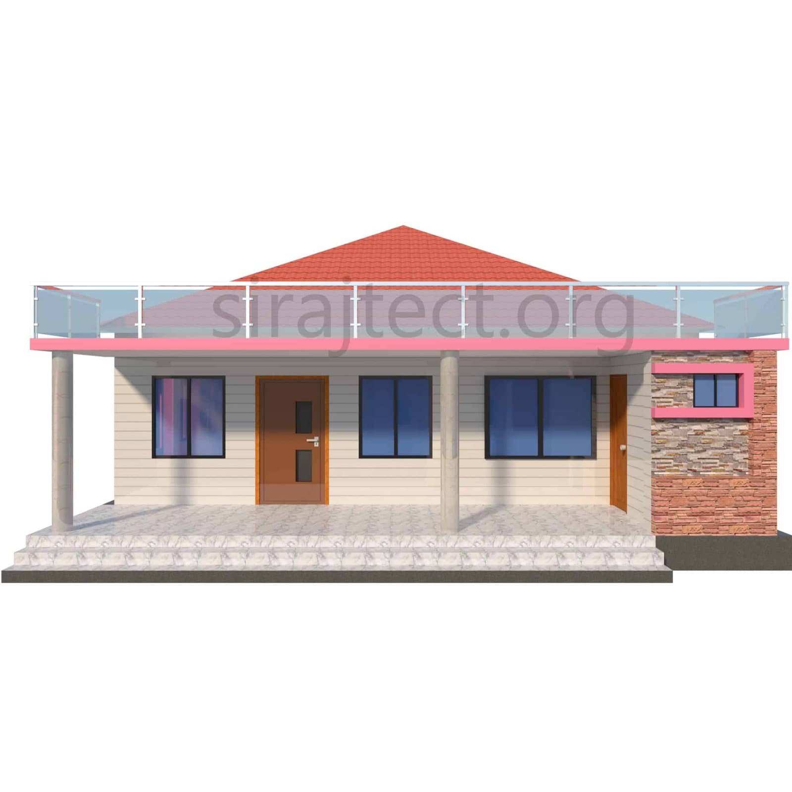 3 room house design in village - গ্রামের টিনের বাড়ির ডিজাইন 3