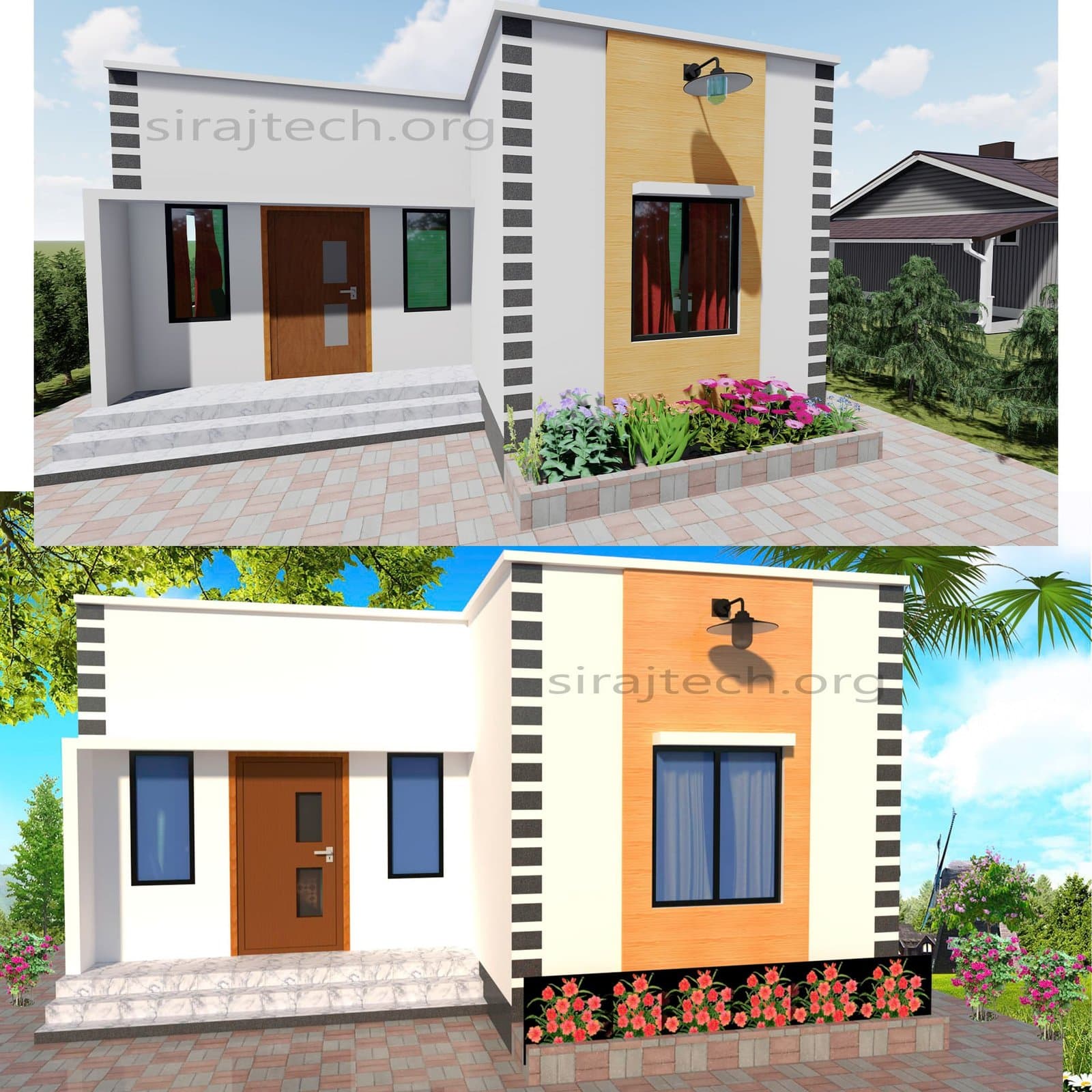 Tin roof house design - গ্রামে ছোট বাড়ির পরিকল্পনা 4