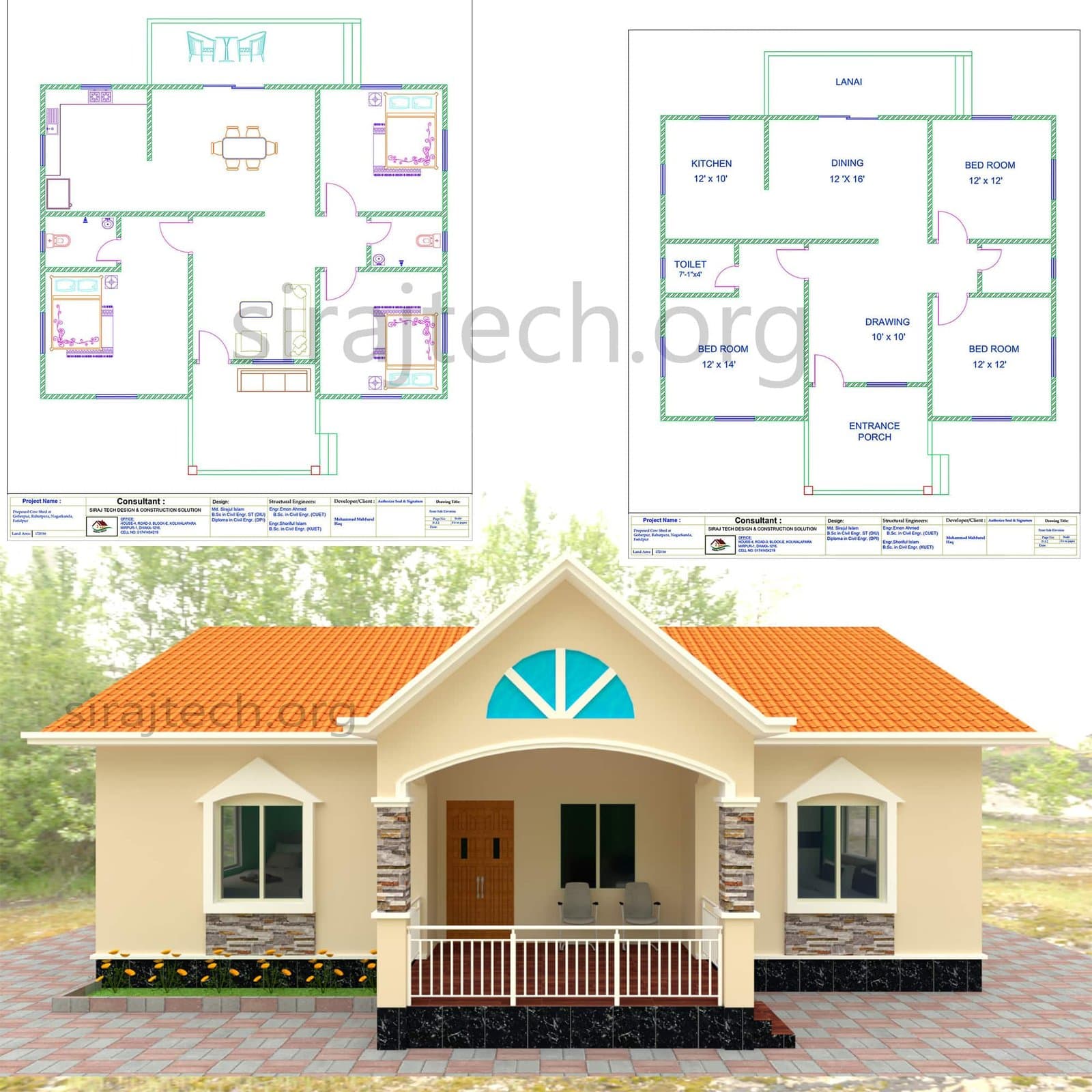 Tin Shed Design Bangladesh | Affordable Tin Shed House Plan Services 2