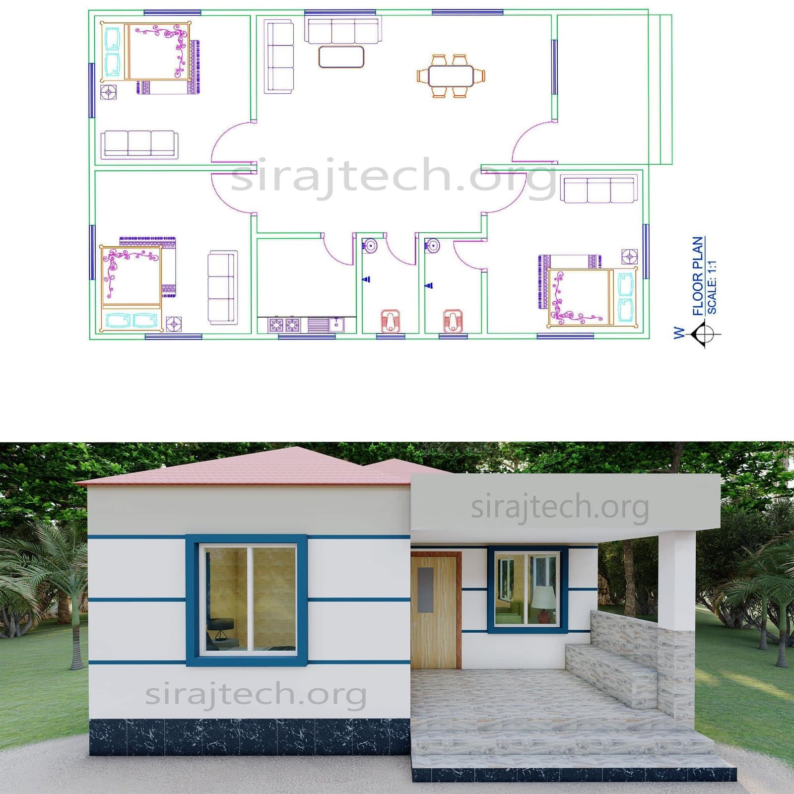 Tiny home house plans - কম খরচে ছোট বাড়ি