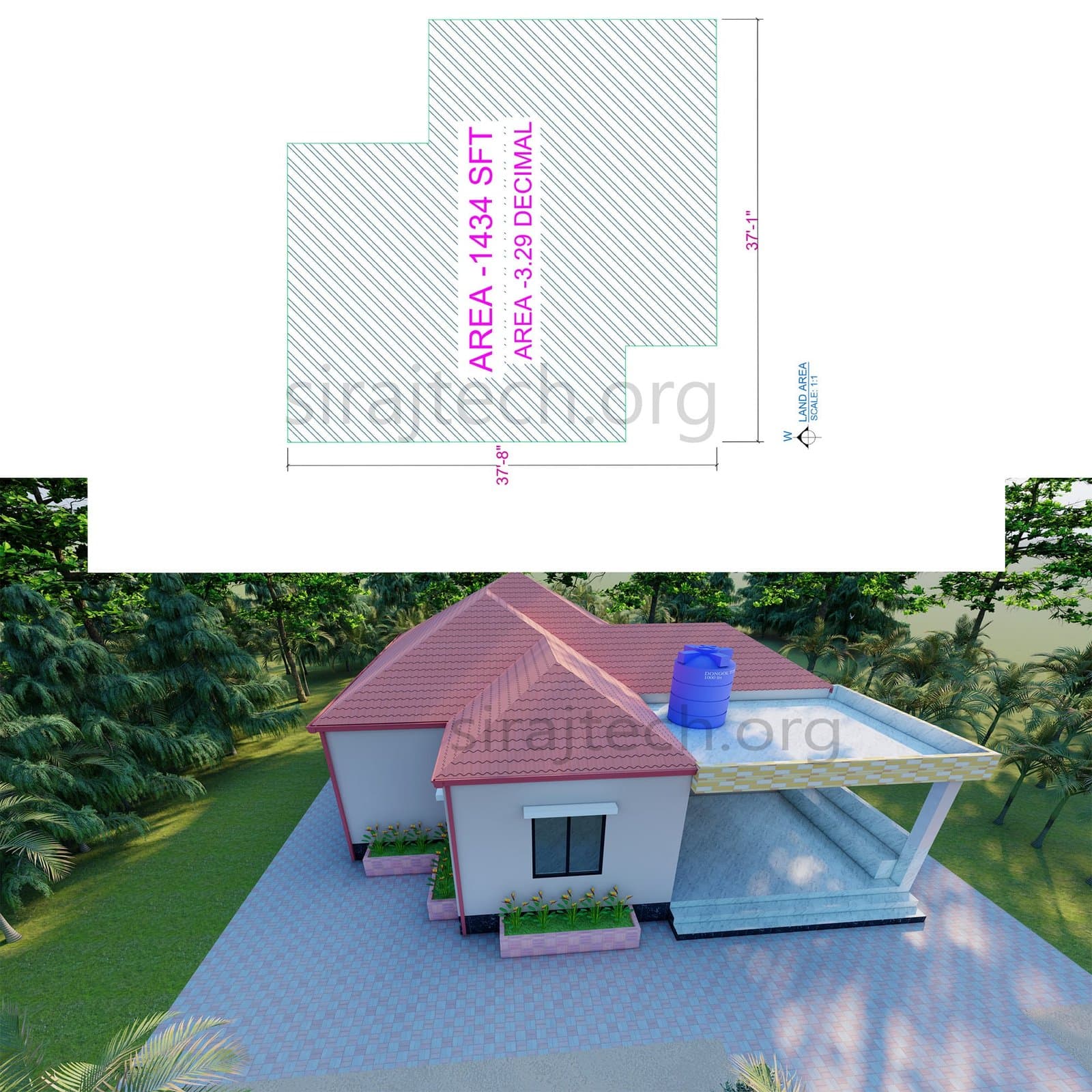 Tiny house Plans - বাড়ি তৈরির নকশা ছবি 4