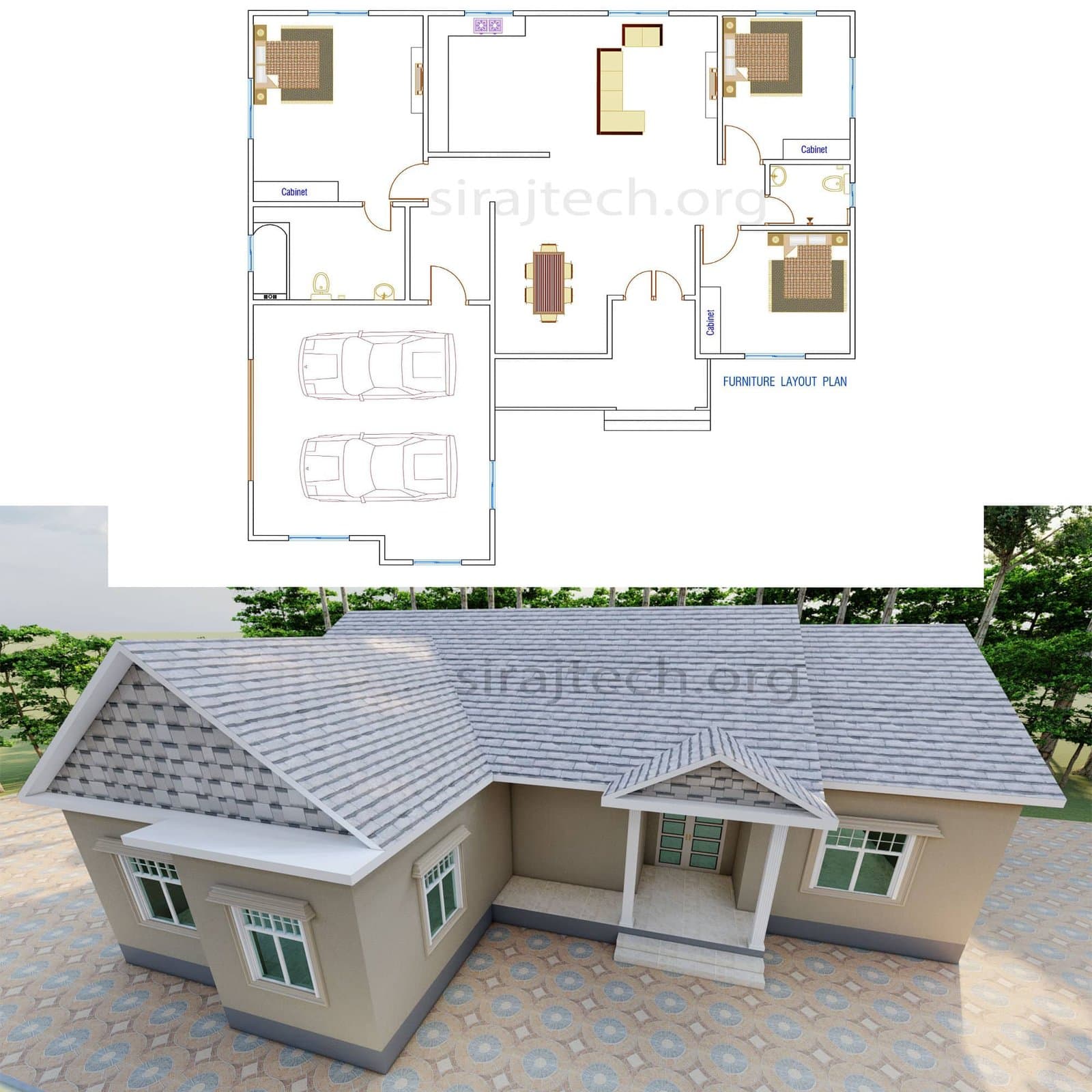 Low cost cottage design - ছোট বাড়ির ডিজাইন