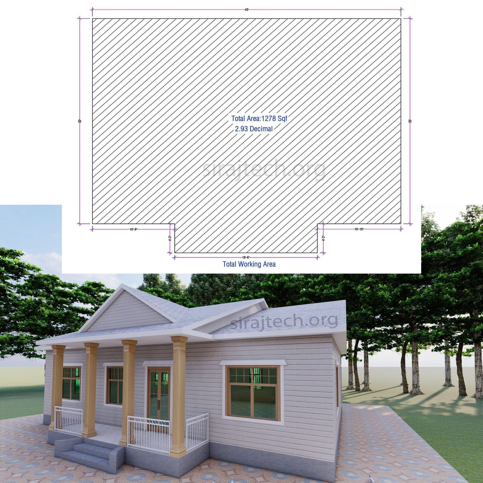 Tiny home designs - টিনশেড বাড়ির পরিকল্পনা 3