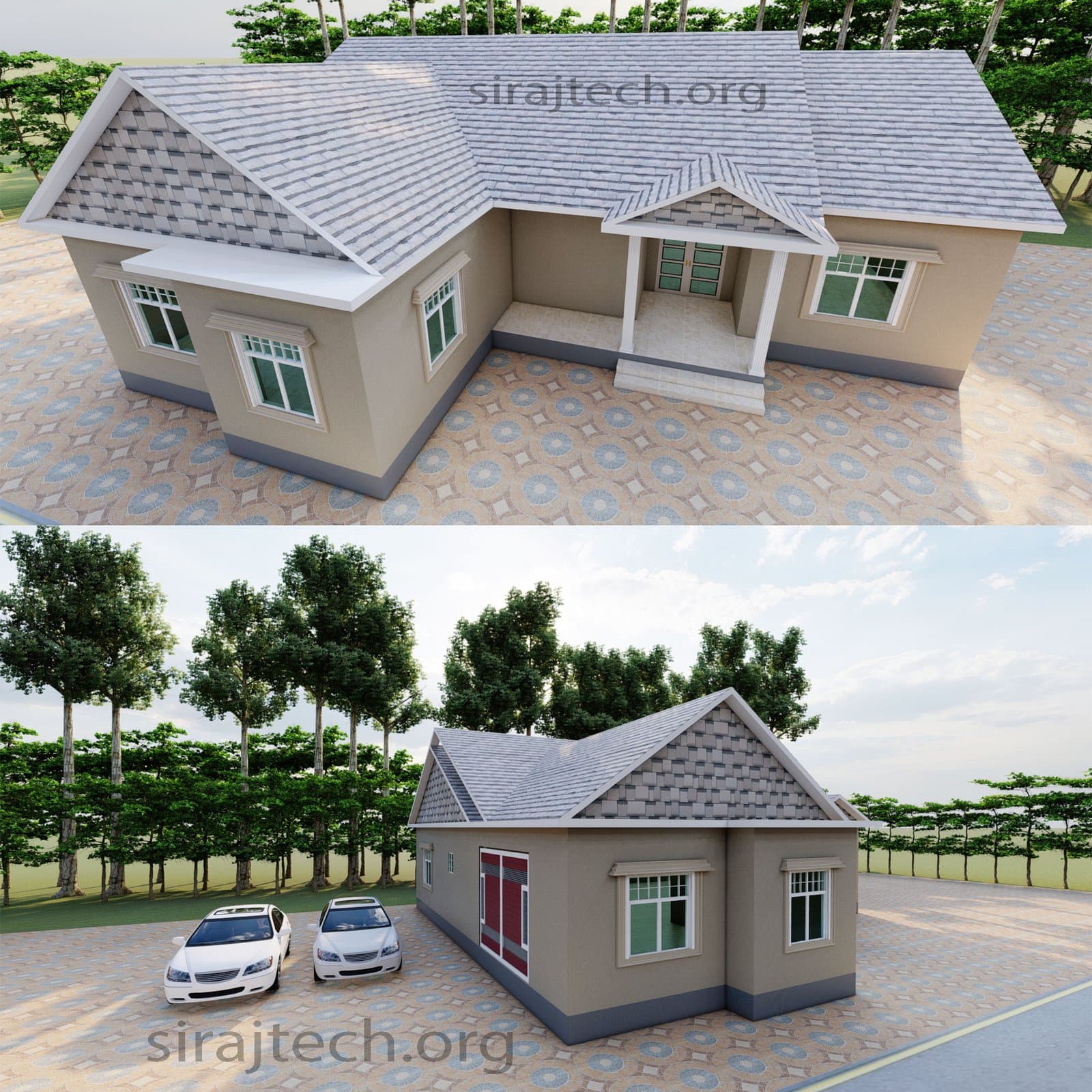 Low cost cottage design - ছোট বাড়ির ডিজাইন 4