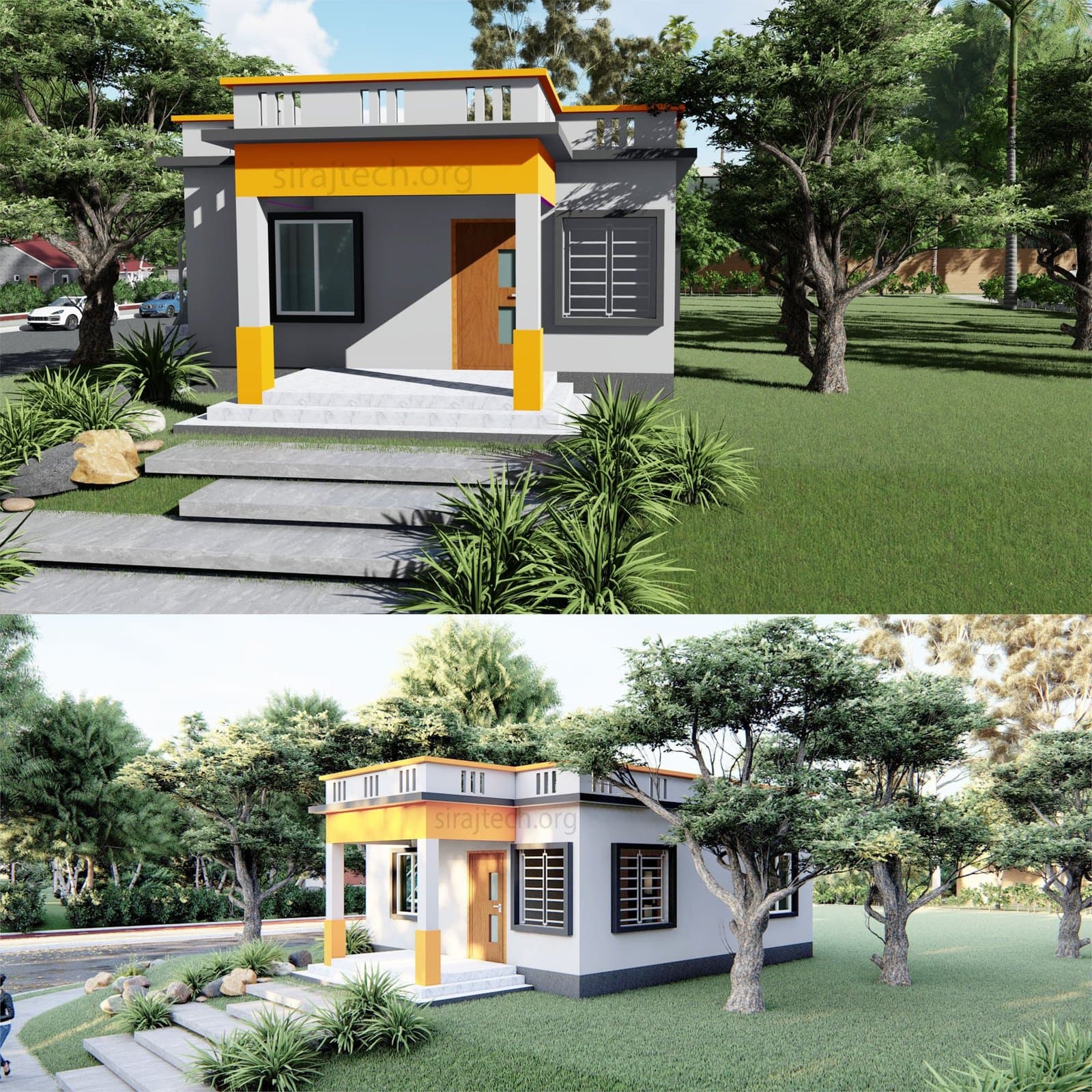 Low Cost House Design - আধুনিক ছোট ঘর নকশা ও ধারণা 5