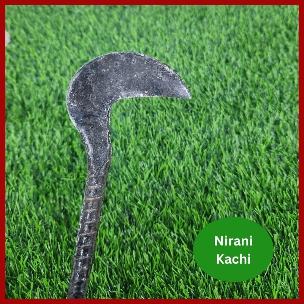 Nirani Kachi Short Iron Sickle - আগাছা পরিস্কার করার নিড়ানি