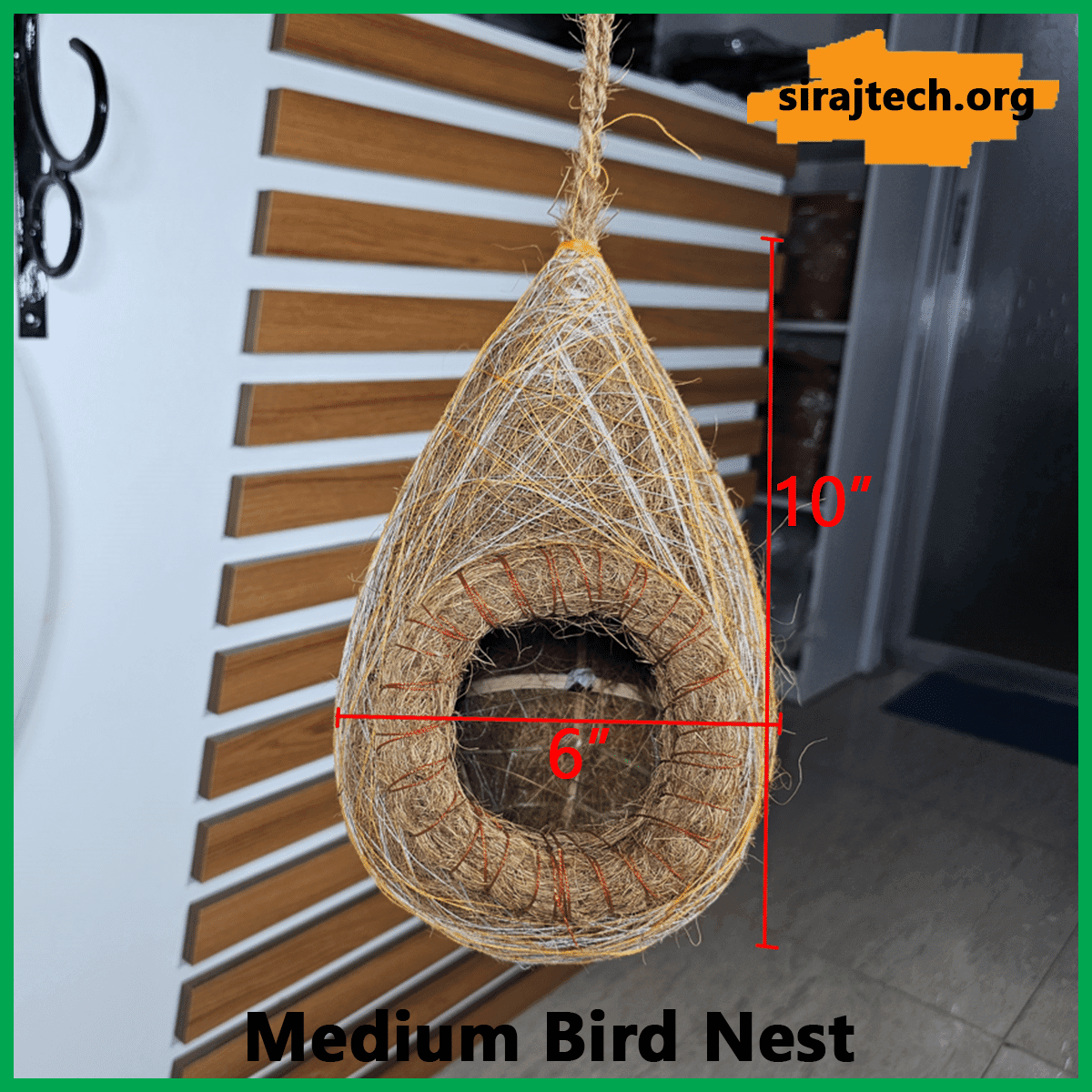 Bird Nest | হাতে তৈরি বাবুই পাখির বাসা 4