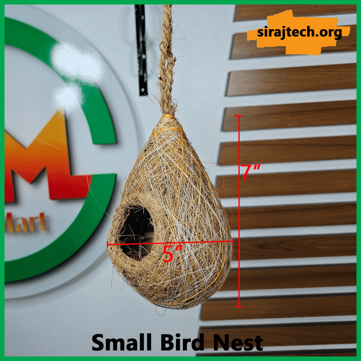 Bird Nest | হাতে তৈরি বাবুই পাখির বাসা 2