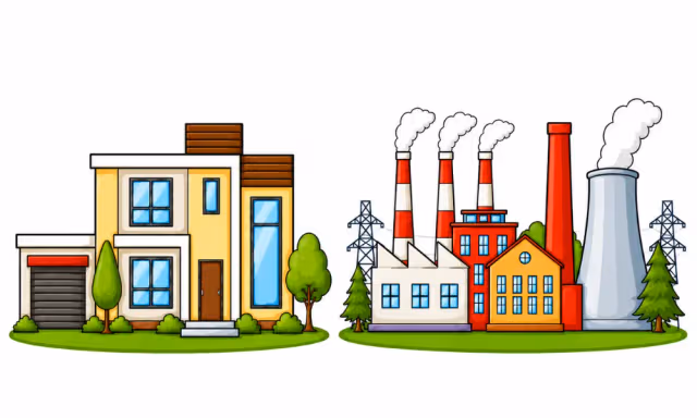 Factory And House Design
