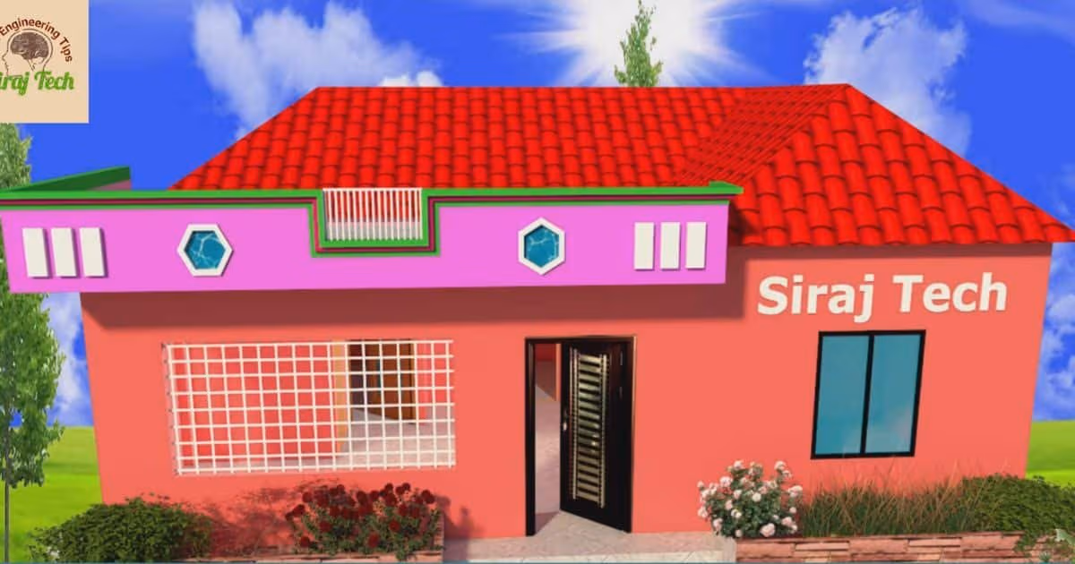 3 BHK Tin shed house design in bangladesh and india