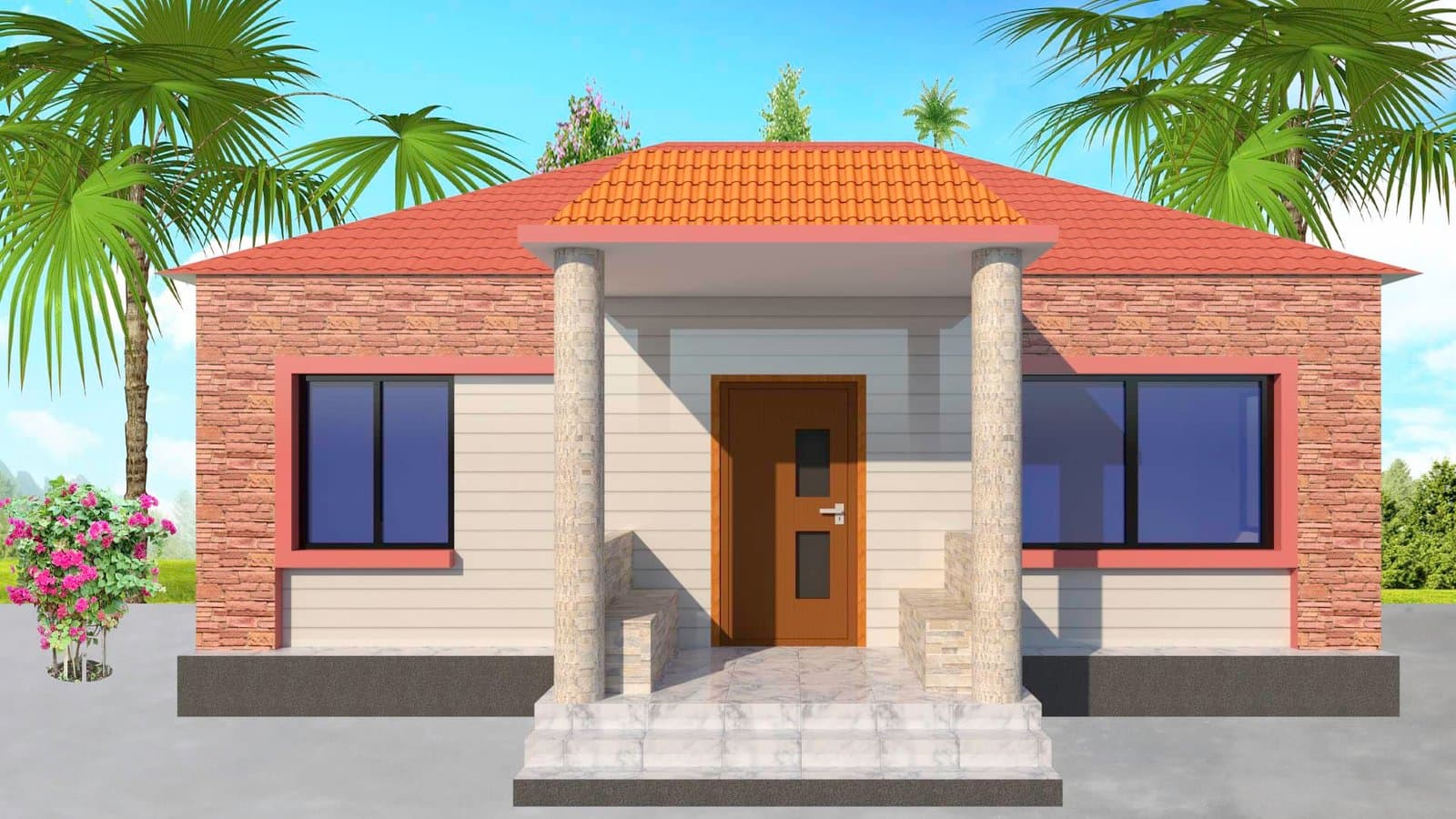 Low costing tin shed house design | House Plan