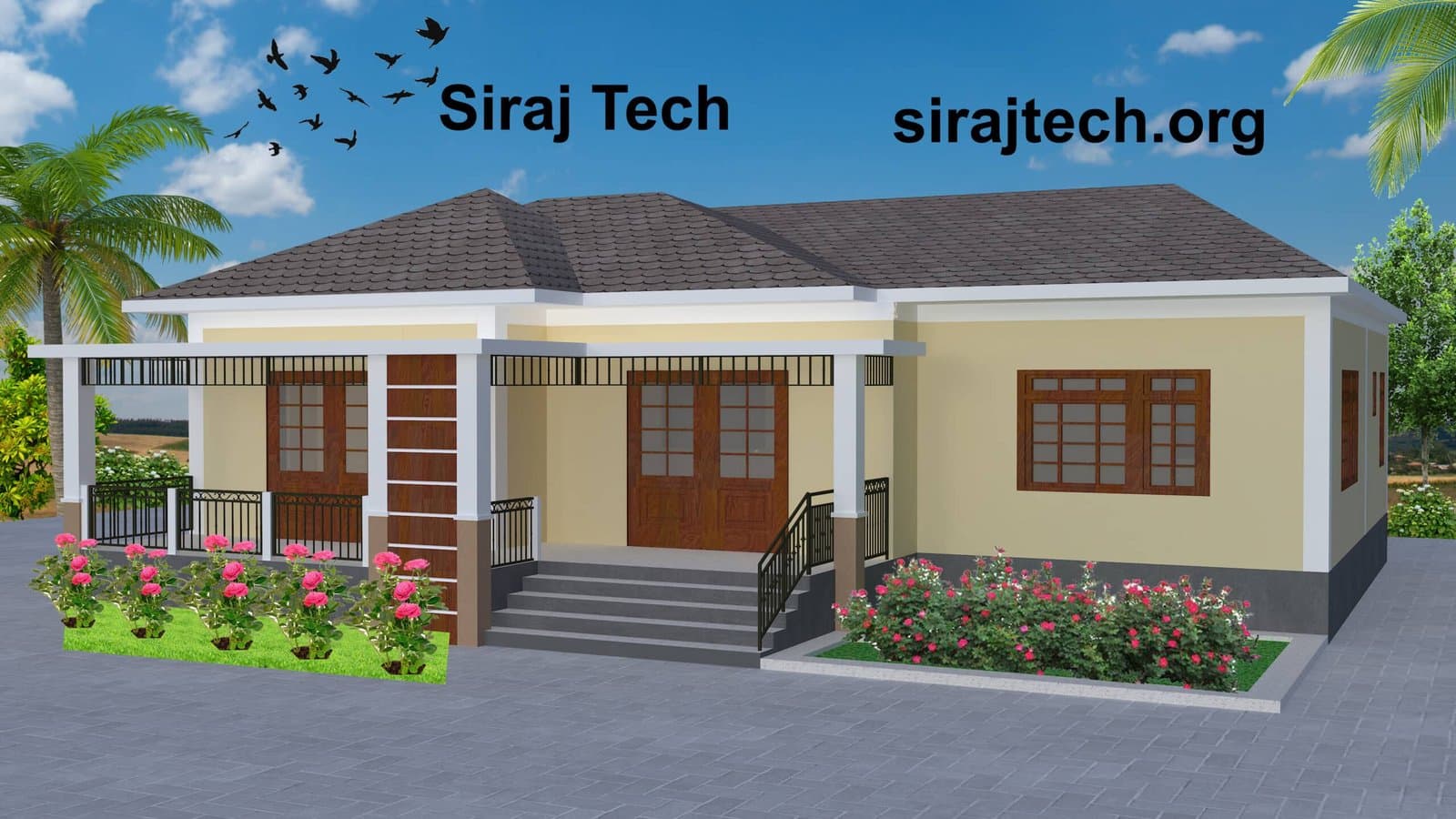Tiny house floor plans - ৩ বেডরুমের টিনশেড বাড়ির ডিজাইন ও খরচ