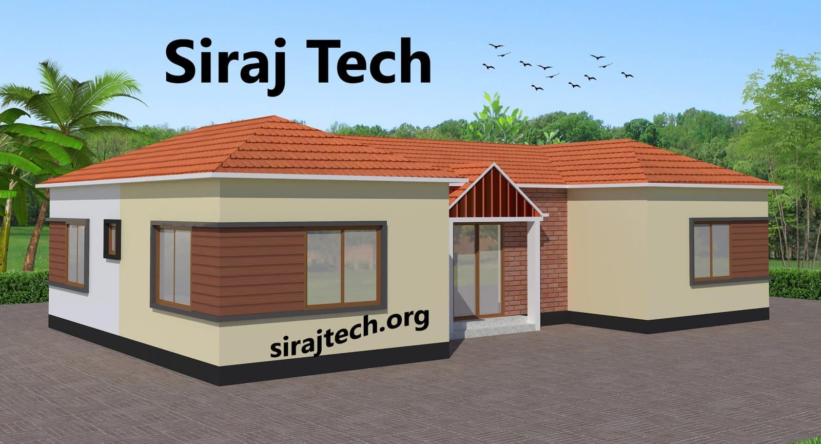 Tin shed house design in BD - ইউ শেপ টিনের ঘরের ডিজাইন