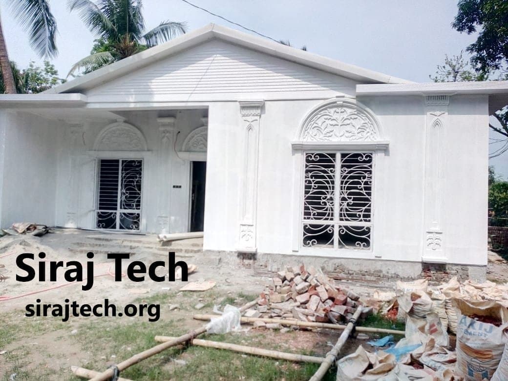 4 bedroom house design in Bangladesh | ৪ রুমের বাড়ির ডিজাইন