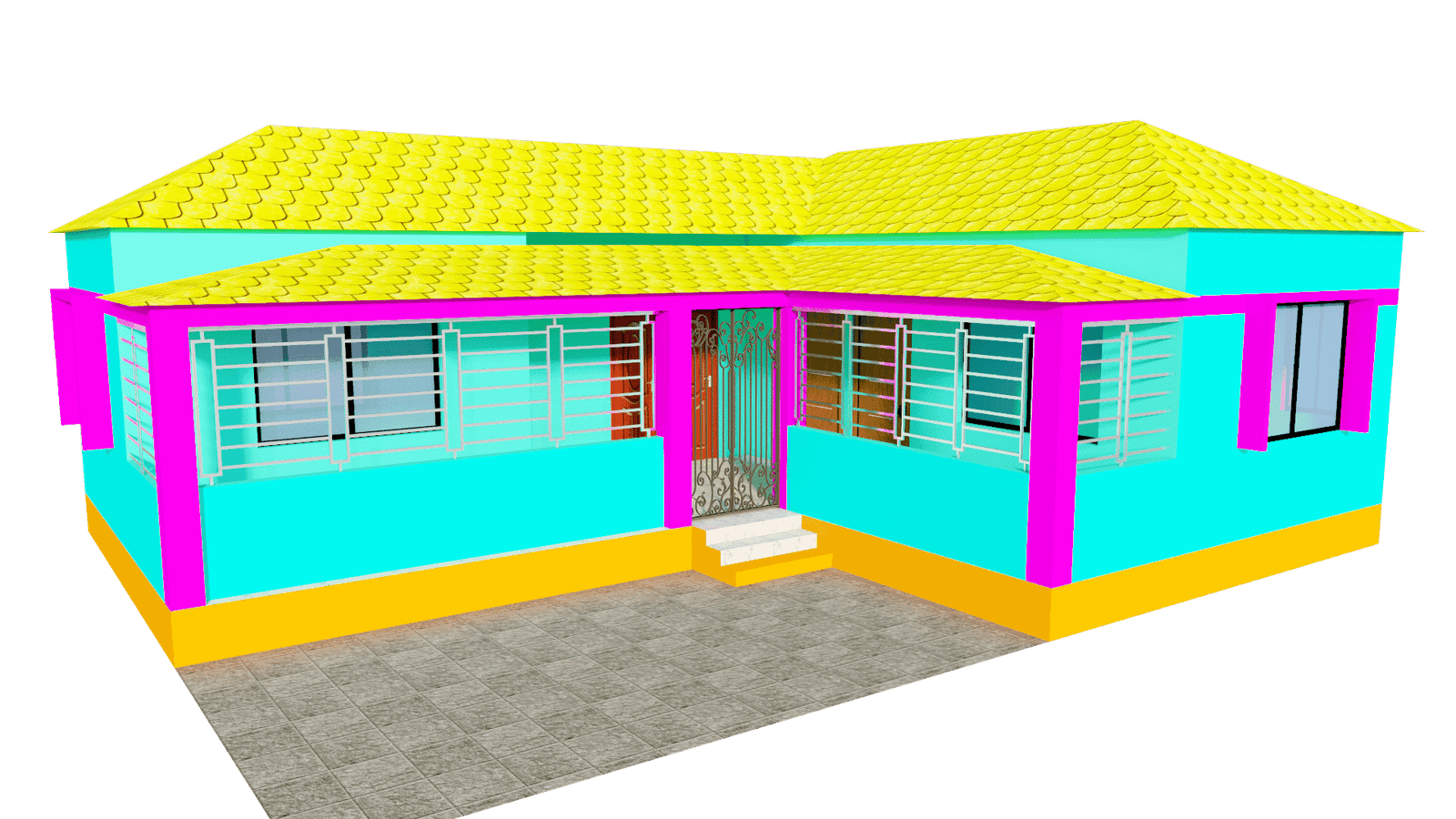 Tin shed house design in bangladesh | এল শেপ টিনের বাড়ির ডিজাইন