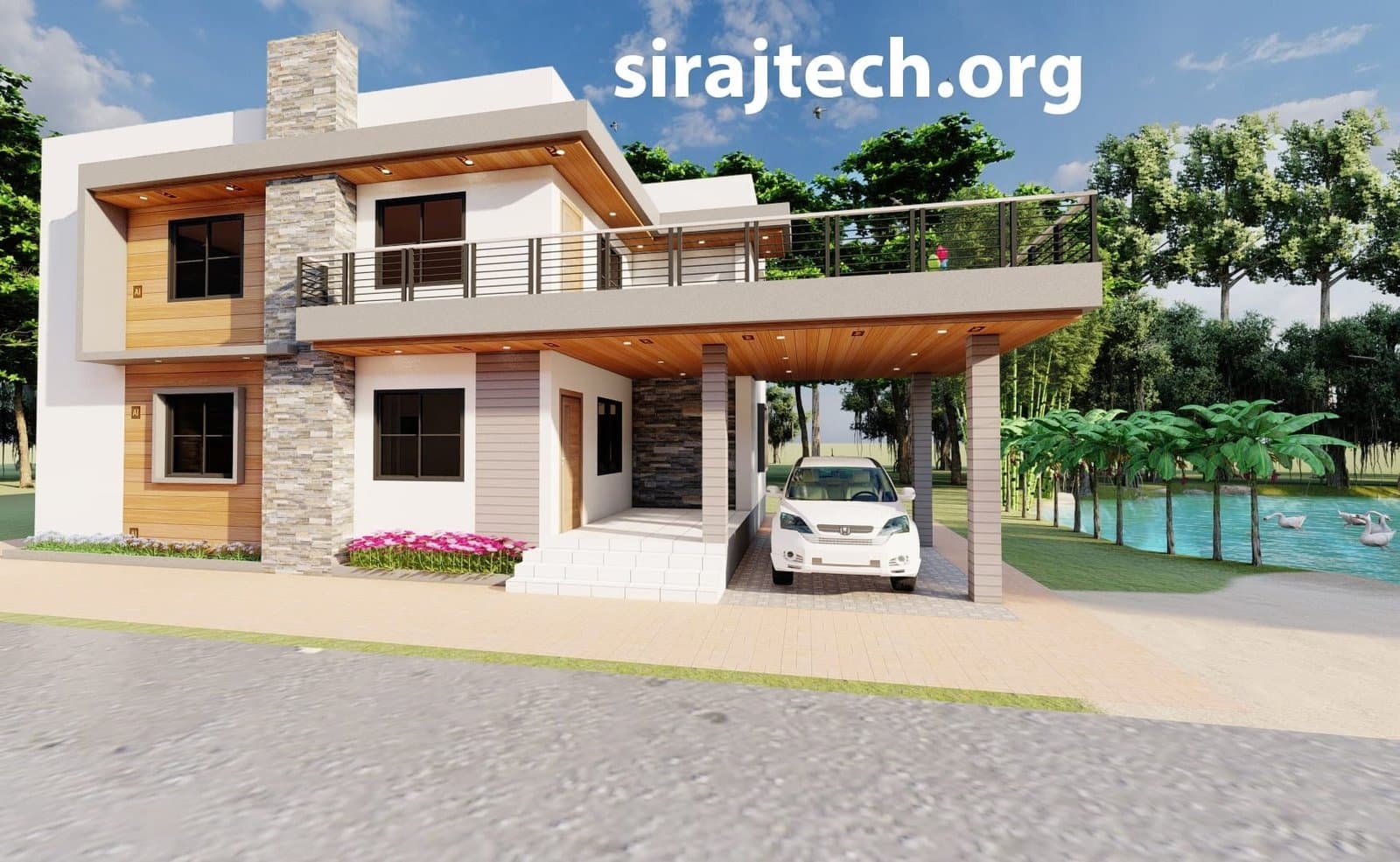 4 bhk duplex house plan 3d | ৪ রুমের সুন্দর ডুপ্লেক্স বাড়ির ডিজাইন