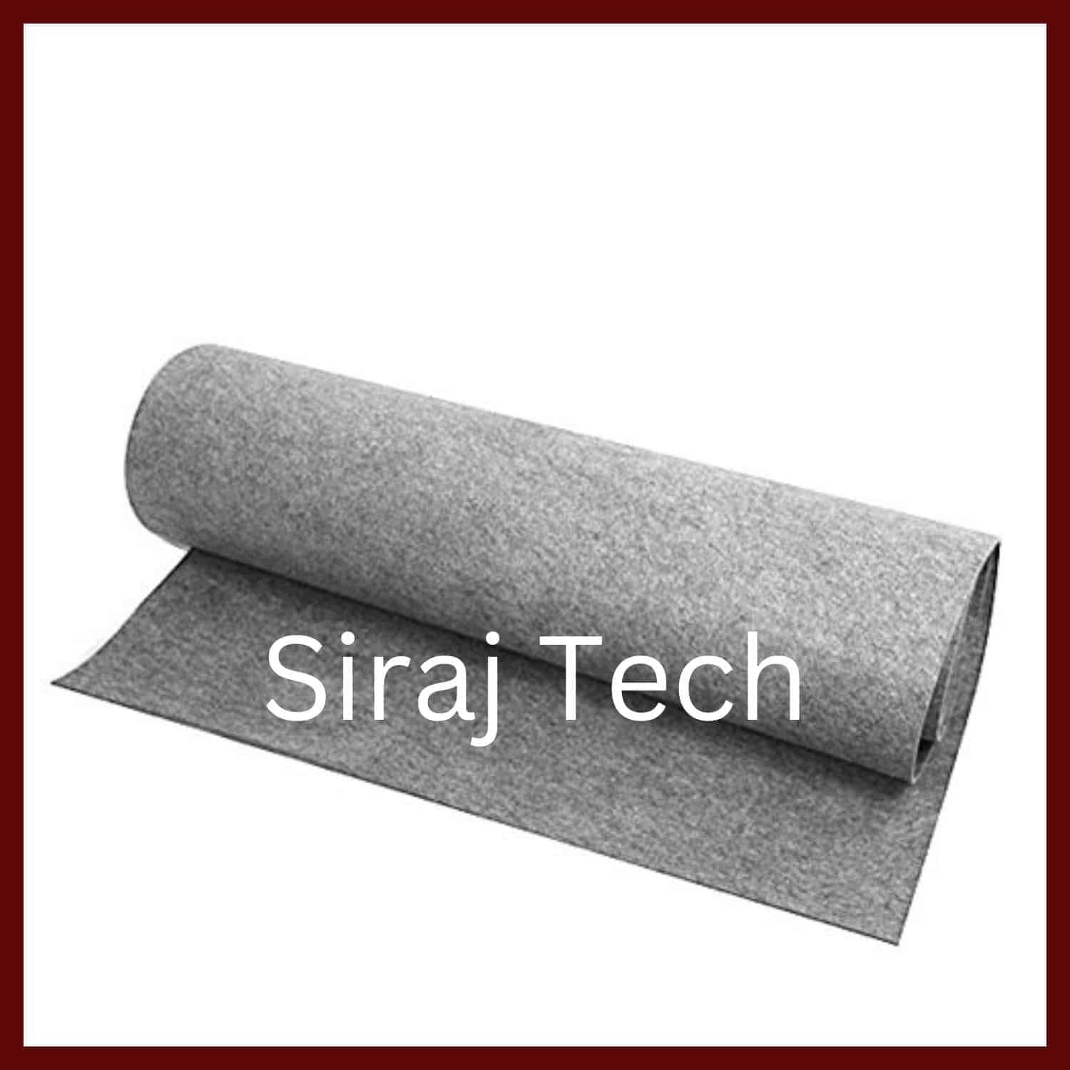 Geo Felt Fabric Supplier - Gray felt fabric Price