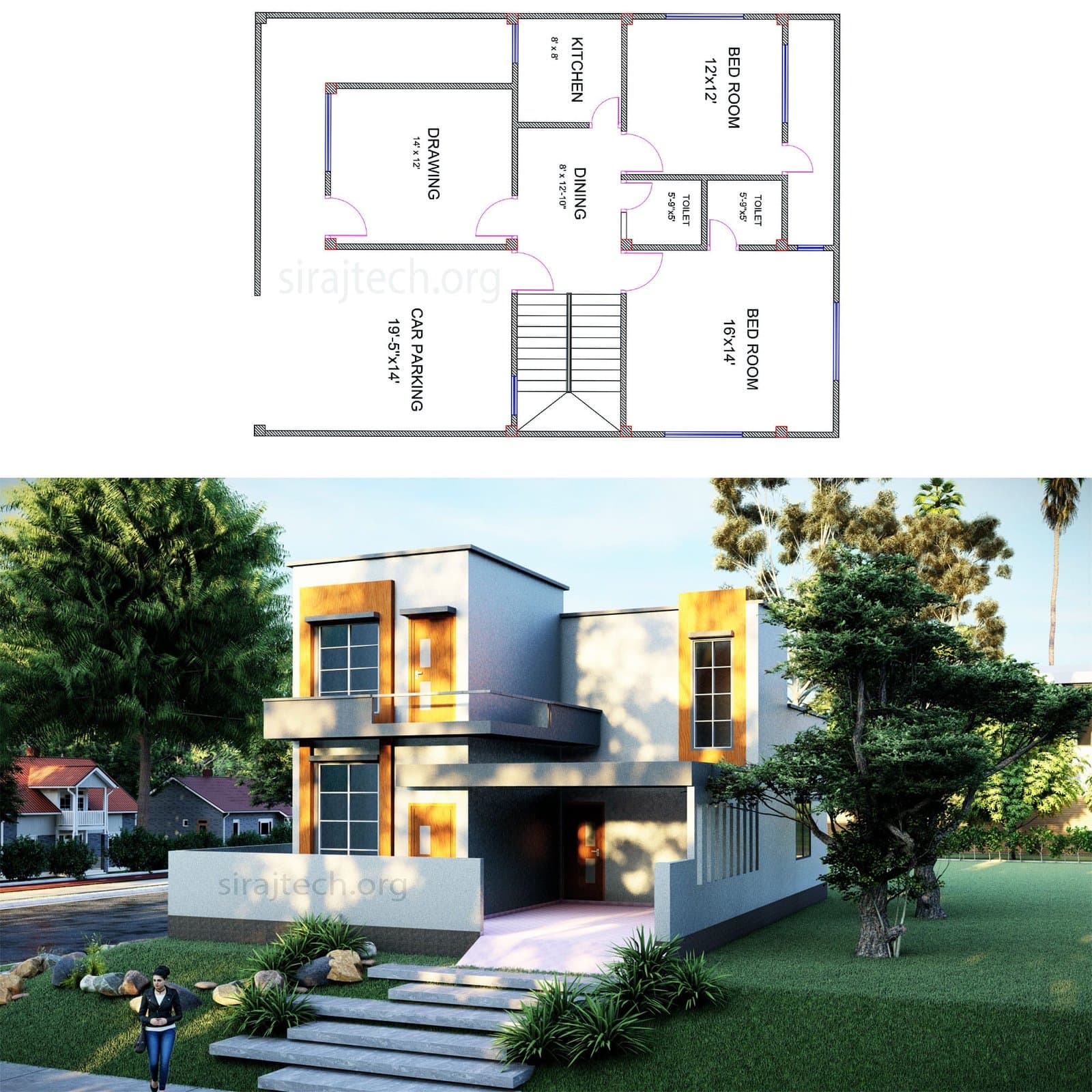 Best Duplex House Designs - আধুনিক ডুপ্লেক্স বাড়ির ডিজাইন