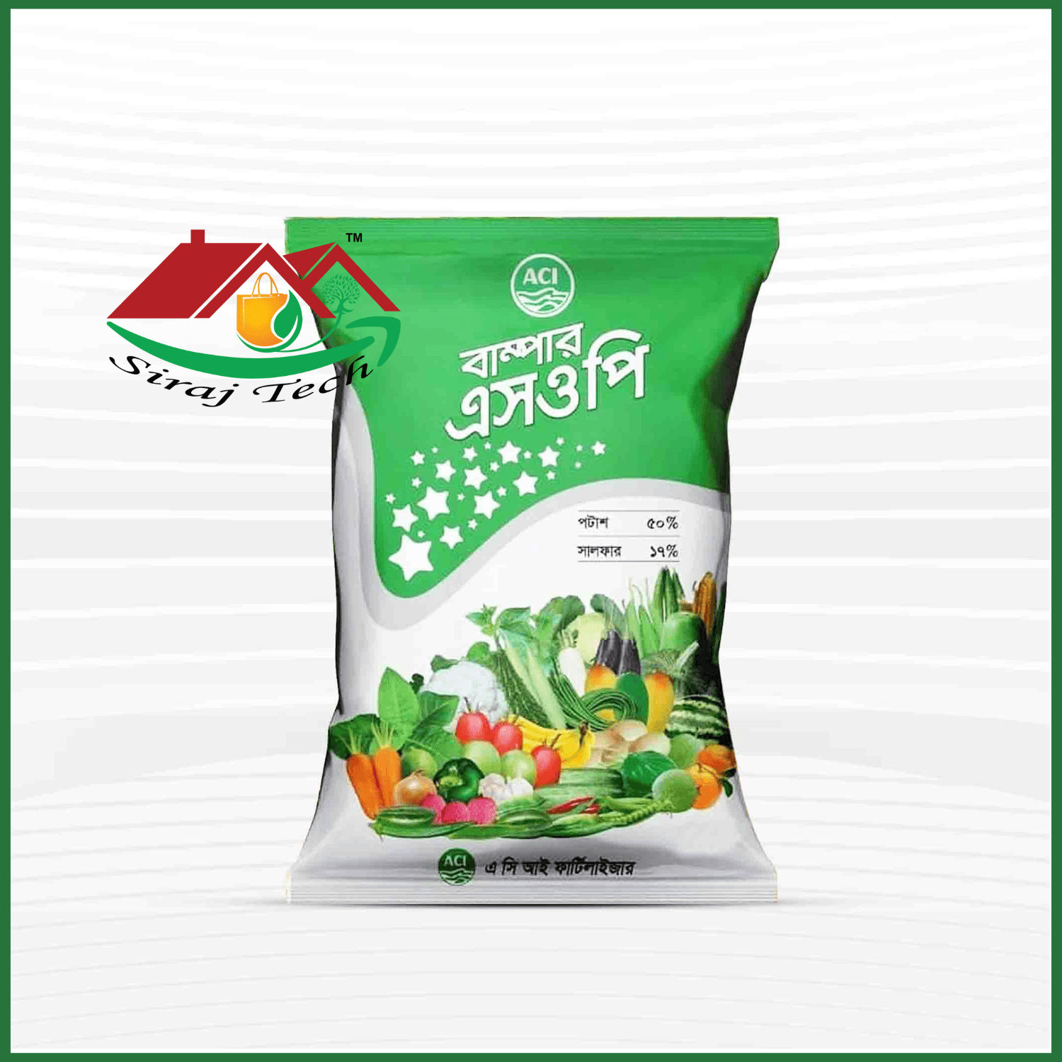 ACI Bumper SOP – সালফেট অব পটাশ | ফল ও সবজি চাষে কার্যকর সার