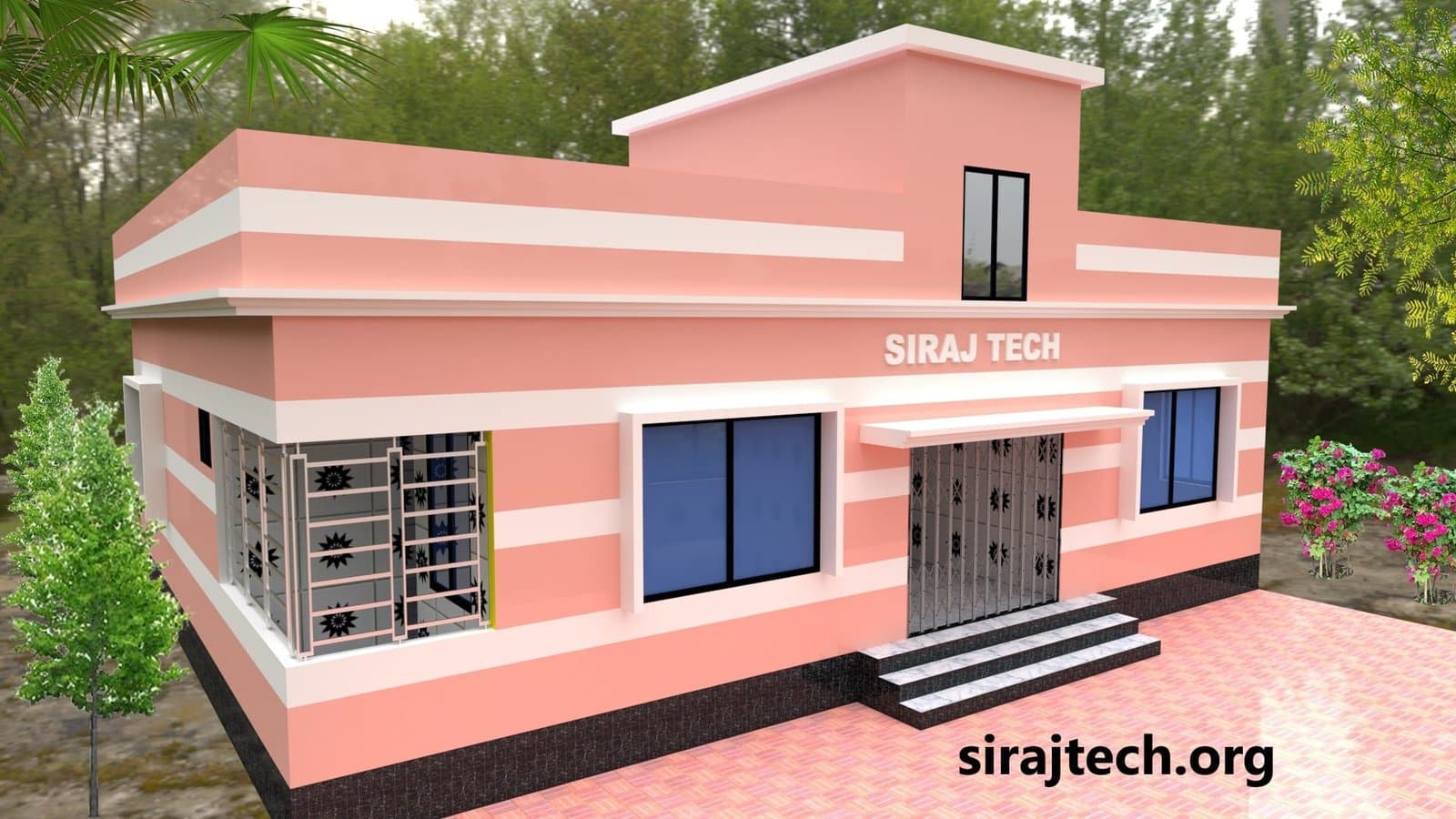 Design of house in Bangladesh - তিন রুমের গ্রামের বাড়ির ডিজাইন ও খরচ