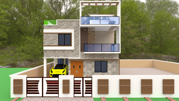 Architects and Structure Duplex house design at Savar Dhaka