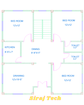 Low Costing Floor Plan and 3D House Design