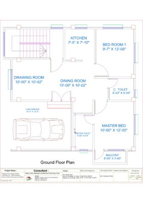 Duplex House Architecture and structure design with Pouroshova plan pass 