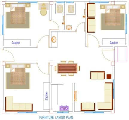 free 3 bedroom house plans