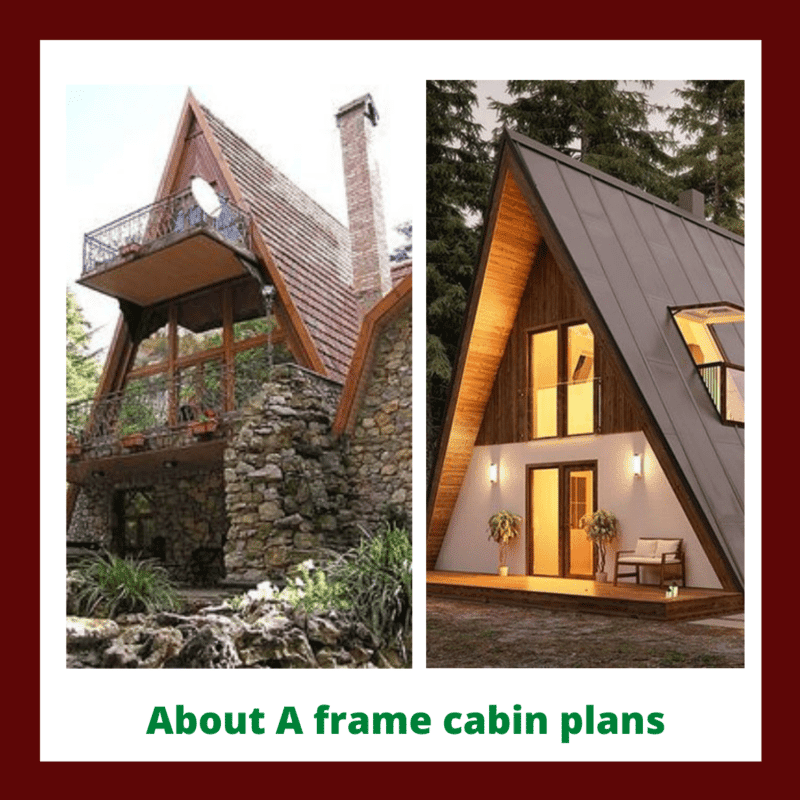 About tiny A frame cabin plans - A frame house cost