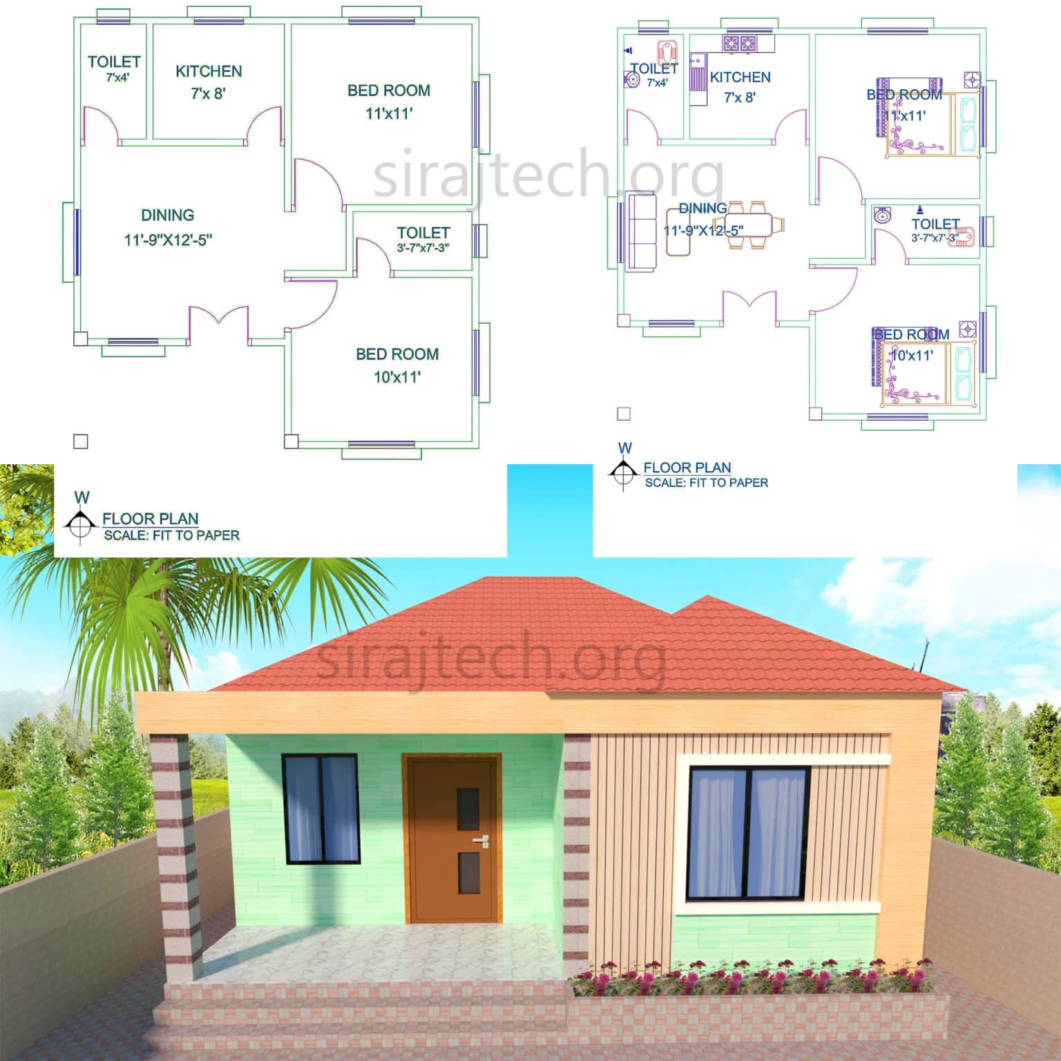 2-room-house-design-in-village-siraj-tech