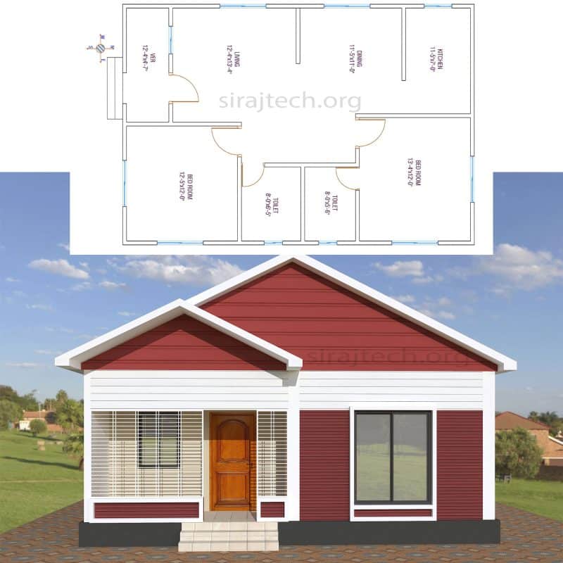 2-bhk-house-plan-in-village-siraj-tech