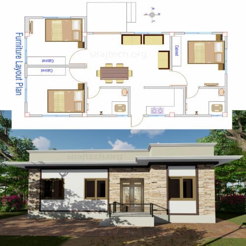 Low cost house design in Bangladesh