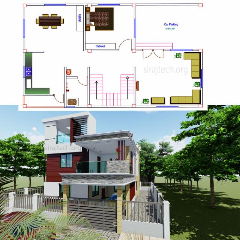 Duplex House In Bangladesh SIRAJ TECH duplex-house-in-bangladesh-siraj-tech