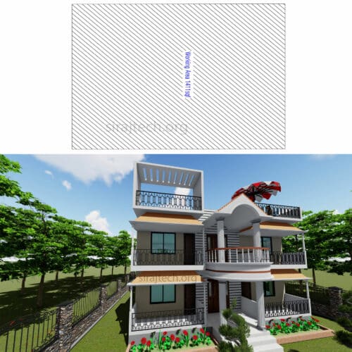 Duplex house design Bangladesh