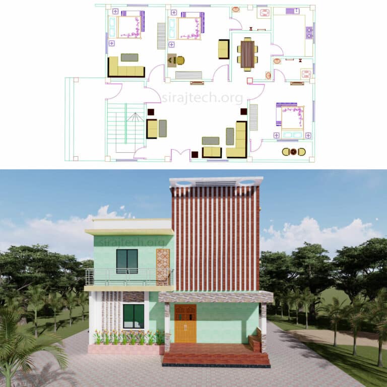 low-cost-duplex-house-design-in-bangladesh-siraj-tech