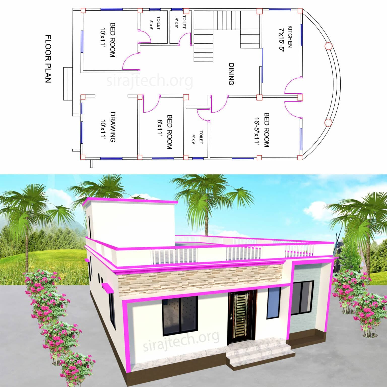 new-model-house-plan-siraj-tech