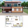 Duplex small house design