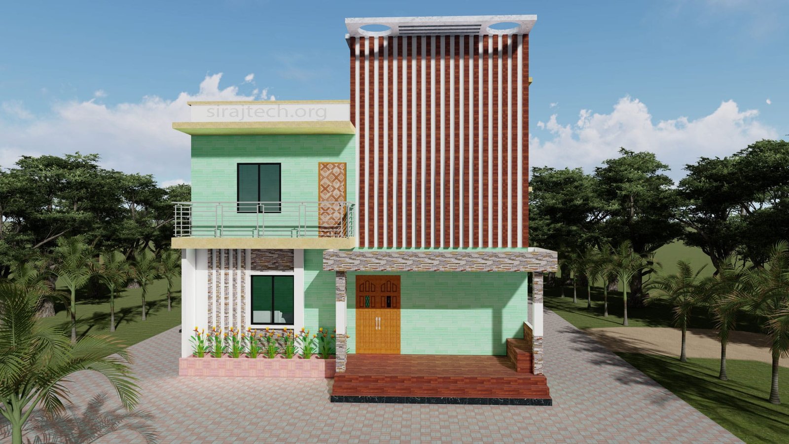 Low Cost Duplex House Design In Bangladesh SIRAJ TECH   Low Cost Duplex House Design In Bangladesh 