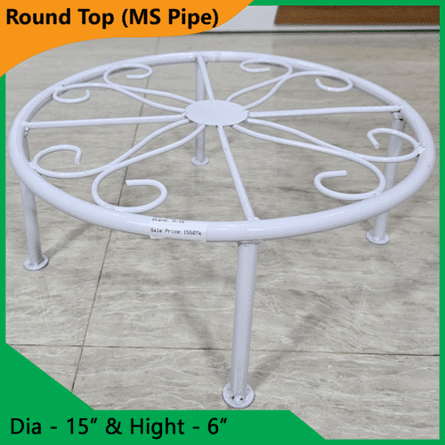 15'' Dia MS Pipe Round Steel Stand