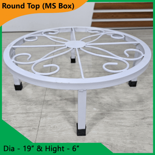 19'' Dia MS Box Round Steel Stand