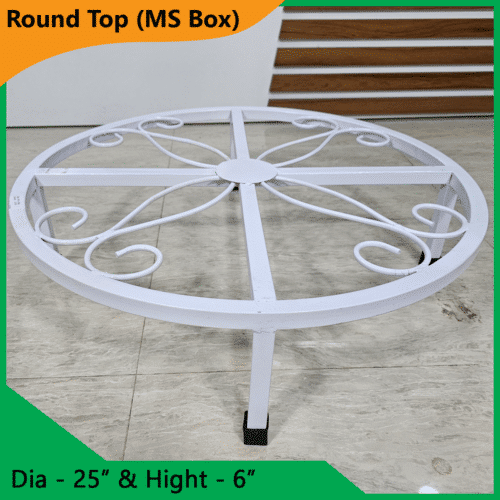 25'' Dia MS Box Round Steel Stand