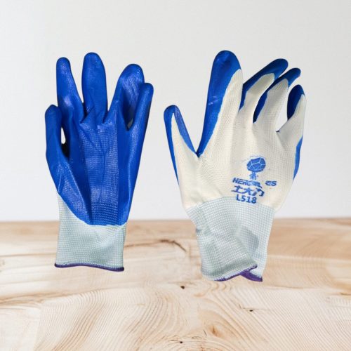 Rubber Cotton Hand Gloves